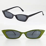 Bộ 2 cái kính râm Mắt mèo gọng nhỏ màu xanh Olive và đen TM903D