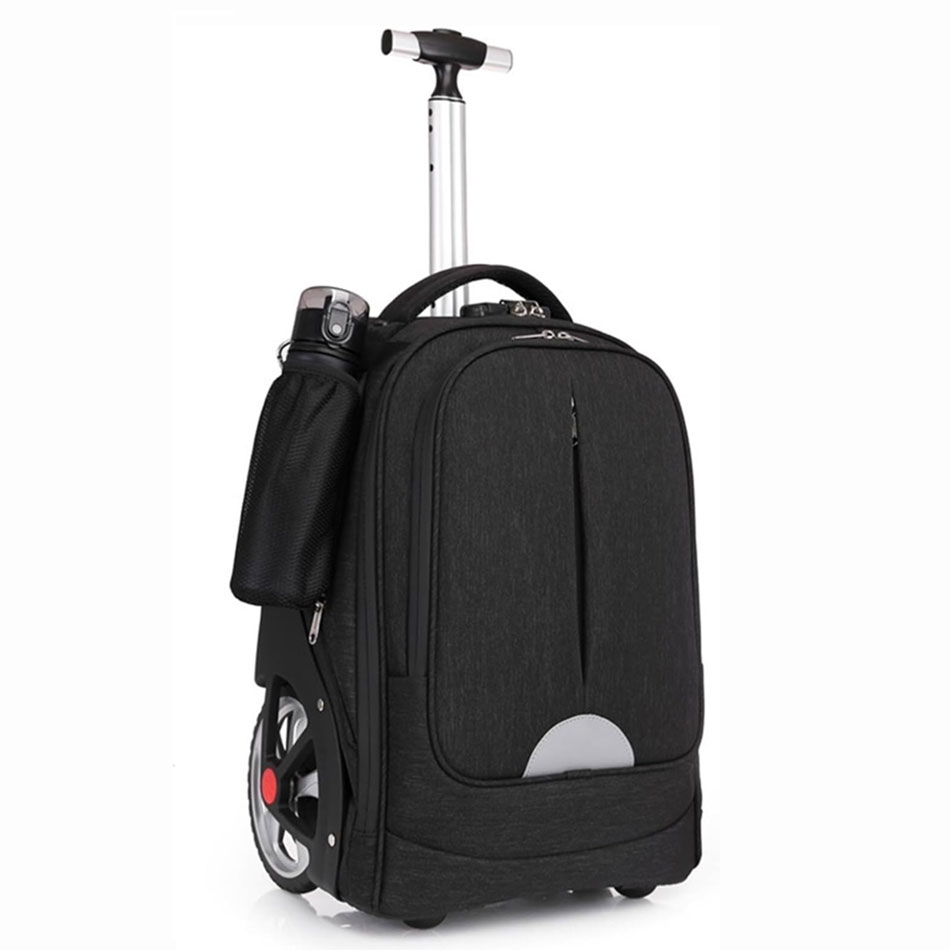 Balo kéo bánh xe to leo cầu thang đi học du lịch đựng laptop TM858