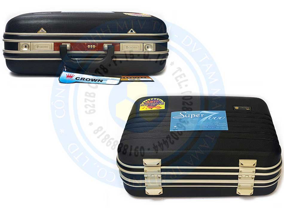 Cặp số Crown khóa sập size XL 21 đựng tiền tài liệu thiết bị TM608