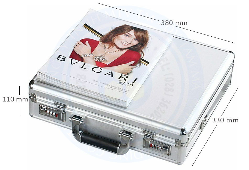 Cặp số nhôm đựng laptop có dây đeo vai Cặp số nhôm có dây đeo vai kỹ thuật viên đựng Ipad laptop TM266