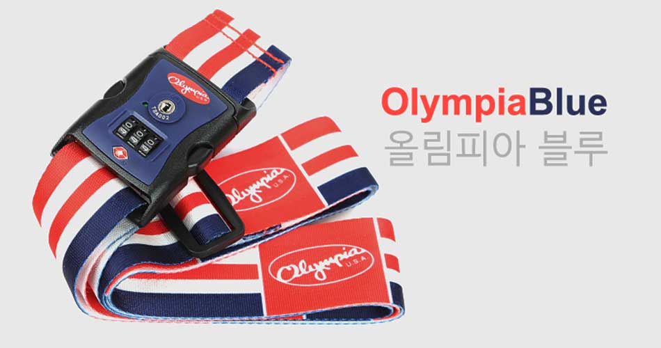 Dây đai vali free size cao cấp Olympia khóa TSA hải quan TM406