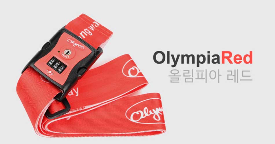 Dây đai vali free size cao cấp Olympia khóa TSA hải quan TM406