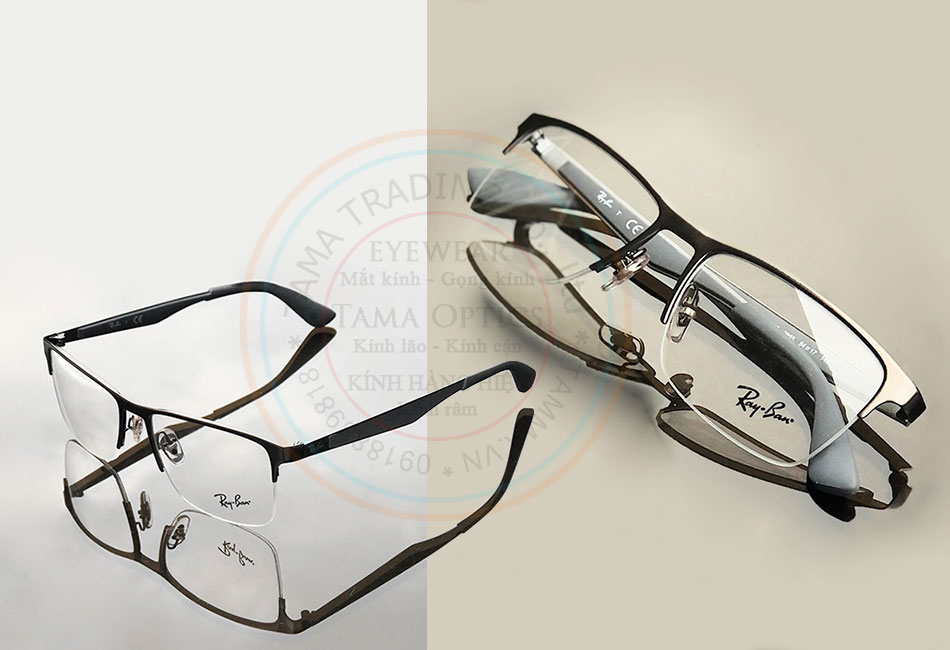 Gọng kính cận nam hiệu Mỹ Ray-Ban Gọng kính cận nam học sinh nam cao cấp hiệu Mỹ Ray-Ban TM960