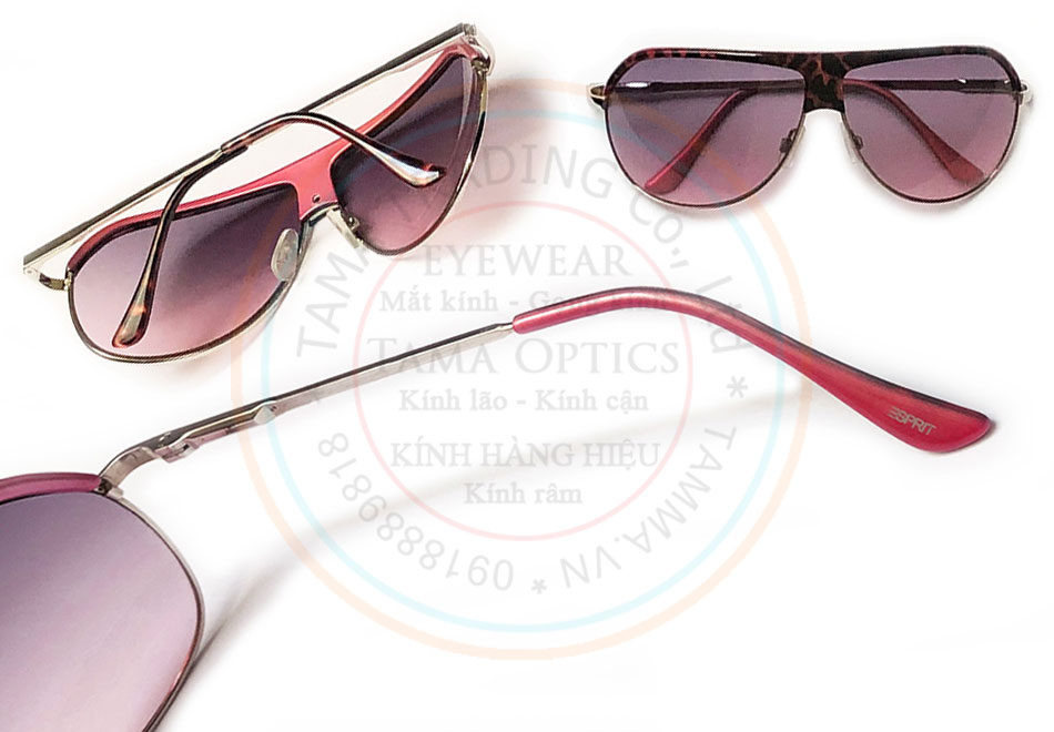 Mắt kính mát nữ gọng kim loại Esprit Mắt kính mát nữ gọng kim loại Esprit TM913 (Like New)