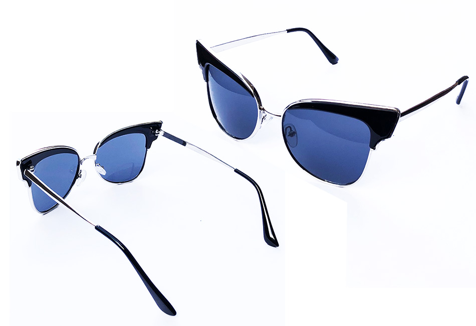 Kính mắt thời trang nữ hình mắt mèo gọng kim loại giá rẻ TM908