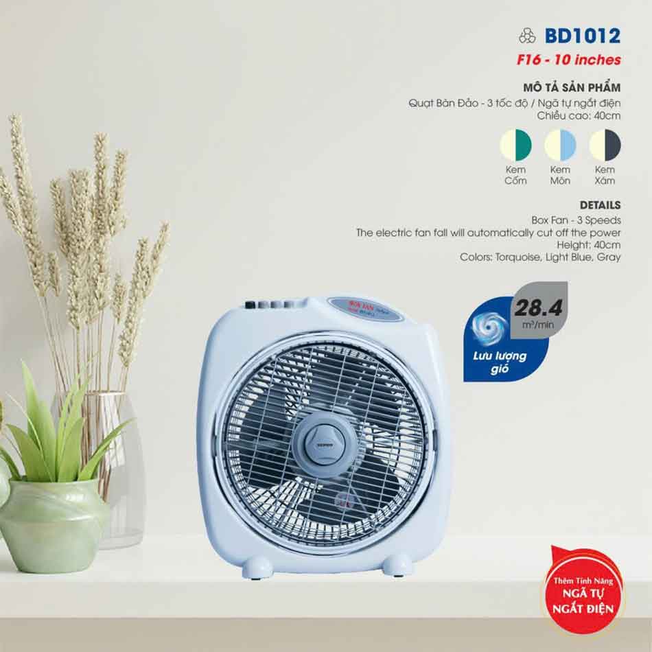 Quạt hộp Senko 3 cánh BD1012 40W