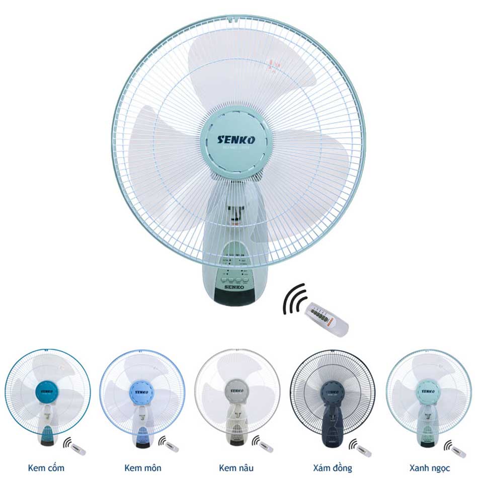 Quạt treo tường Senko TR1628 47W có remote Quạt treo tường Senko TR1628 47W có remote BH chính hãng 2 năm
