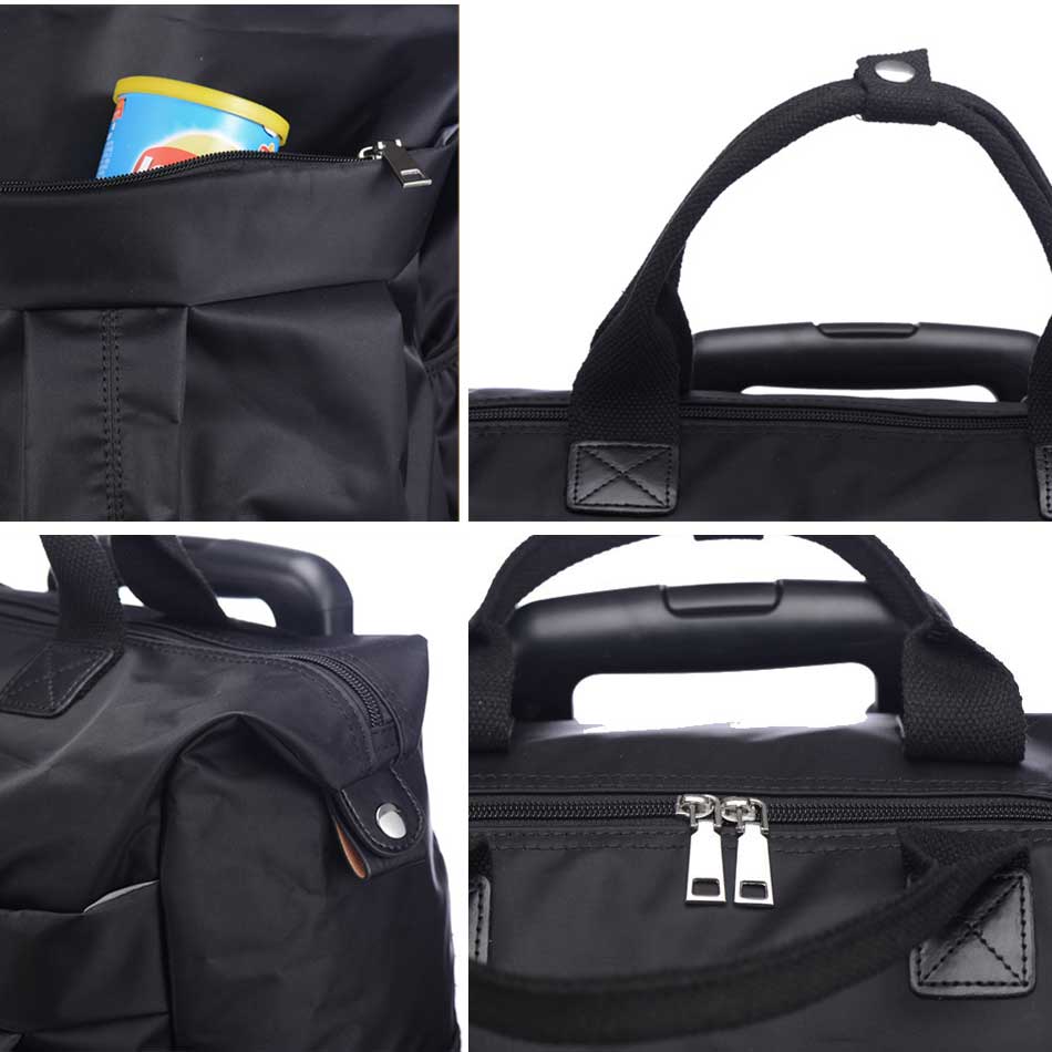 Túi giỏ xách du lịch nữ có 4 bánh xe cần kéo xách tay siêu nhẹ TM171