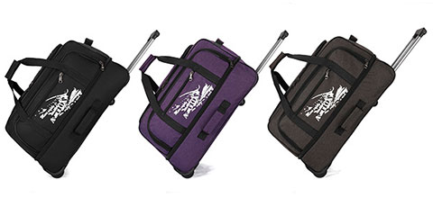Túi trống du lịch có tay kéo bánh xe tầng mở rộng size 20 tím TM890