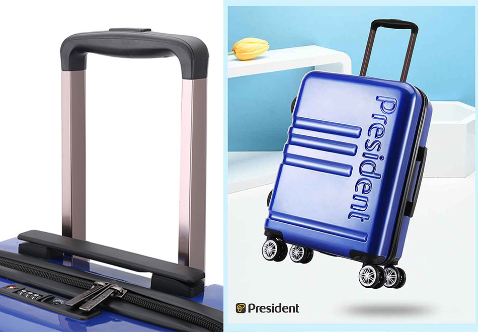 Vali nhựa hiệu Nhật President Vali nhựa hiệu Nhật President size 20 hành lý xách tay 7Kg TM805