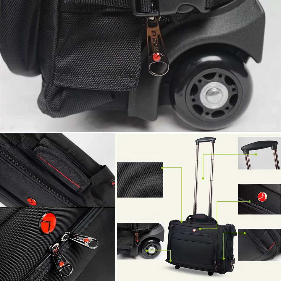 Vali kéo 2 bánh size 22 pilot doanh nhân đựng quần áo veston TM721