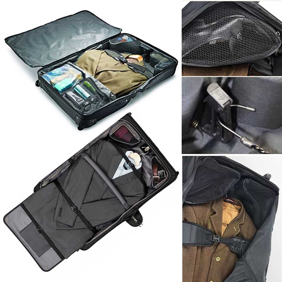 Vali kéo 2 bánh size 22 pilot doanh nhân đựng quần áo veston TM721