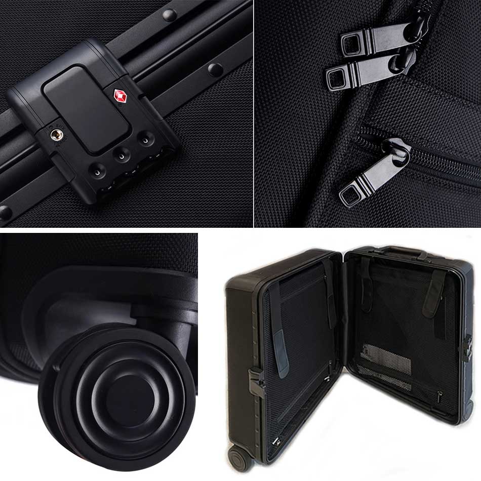 Vali vải bố khung nhôm cabin size Vali kéo du lịch vải bố khung nhôm chính hãng Oiwas cabin size TM226