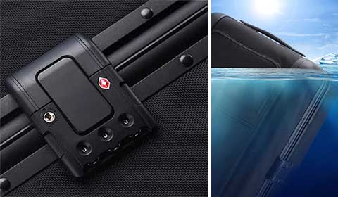 Vali vải bố khung nhôm cabin size Vali kéo du lịch vải bố khung nhôm chính hãng Oiwas cabin size TM226