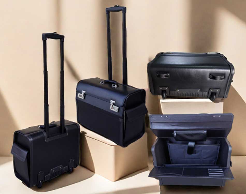 Vali kiểu kéo ngang pilot phi công 2 bánh Vali kiểu kéo ngang pilot phi công 2 bánh cho nam doanh nhân TM257